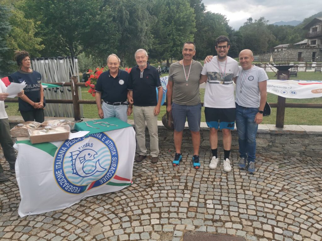 Semifinali campionato italiano individuale seniores di Pesca con la Mosca Torrente 2025: tre cuneesi sul podio